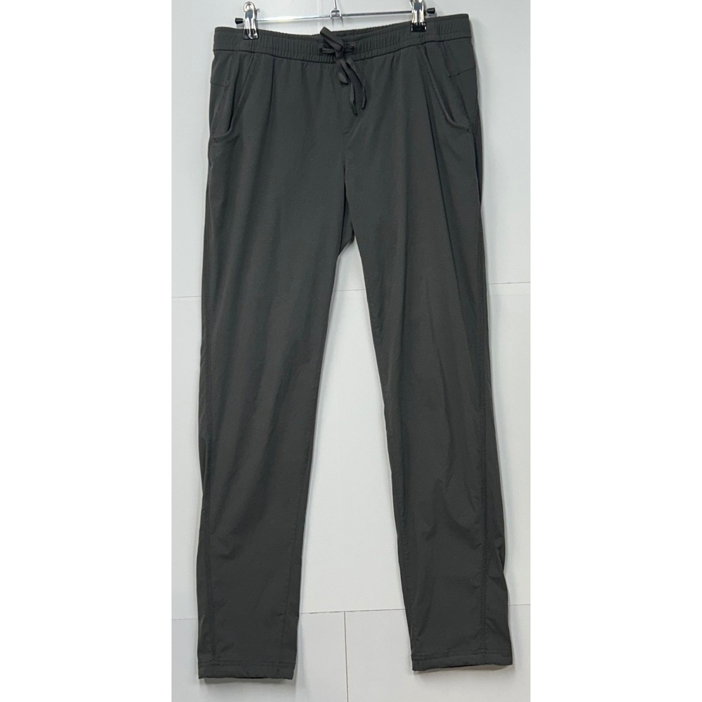 Eddie Bauer Womens Gray Hiking Pants Stretch Drawstring Hem Size 4 21807124